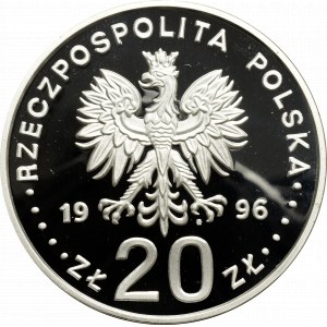 III RP, 20 złotych 1996 - VII wieków Stołeczności Warszawy