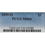 USA, Morgan Dollar 1899 O - PCGS MS64