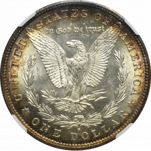 USA, Morgan Dollar 1880 S - NGC MS62