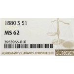 USA, Morgan Dollar 1880 S - NGC MS62