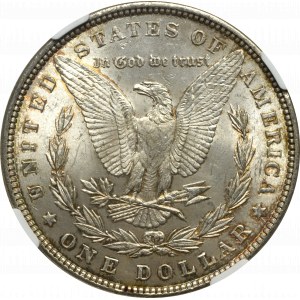 USA, Morgan dollar 1881 - NGC MS63