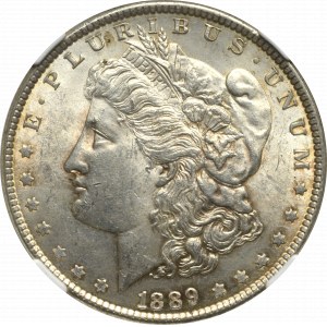 USA, Morgan Dollar 1889 - NGC MS61