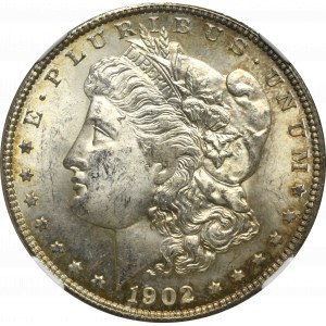 USA, Morgan Dollar 1902 O - NGC MS63