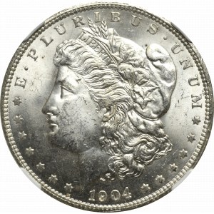 USA, Morgan dollar 1904 - NGC MS63