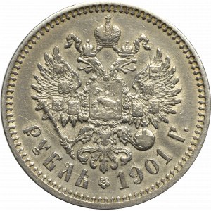 Russia, Nicholaus II, Ruble 1901 ФЗ
