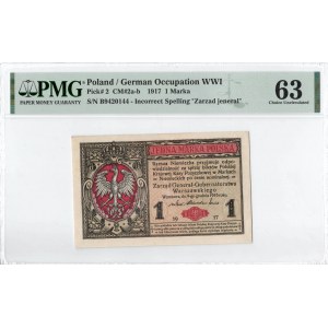 GG, 1 mkp 1916 B Generał - PMG 63