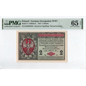 GG, 2 mkp 1916 B Generał - PMG 65EPQ