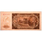PRL, 10 złotych 1948 D - rzadszy - PMG 55