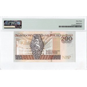 III RP, 200 złotych 1994 AA - NISKI NUMER 0000316 - PMG63