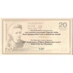 III RP, 20 złotych, Maria Skłodowska-Curie - CIEKAWY NUMER