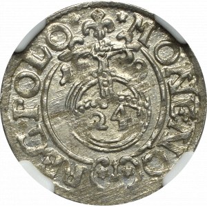 Zygmunt III Waza, Półtorak 1619, Bydgoszcz - NGC MS62