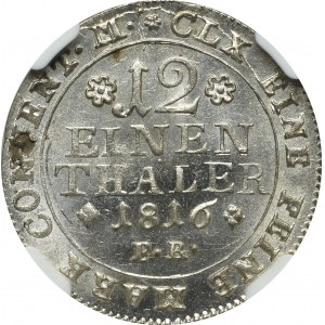 Germany, 1/12 thaler 1816 - NGC MS61