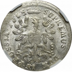 Prusy Książęce, Fryderyk Wilhelm, Ort 1685 HS, Królewiec - NGC MS62