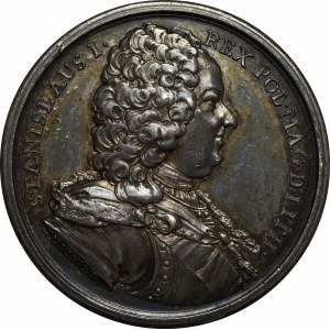 Polska/Francja, Medal Stanisław Leszczyński 1738 - objęcie Księstwa Lotaryngii i Baru