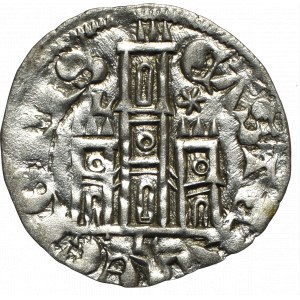 Spain, Kingdom of Castile and Leon, Alfonso XI, Denar Cornado