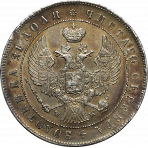 Poland under Russia, Nicholas I, Rouble 1844 MW, Warsaw