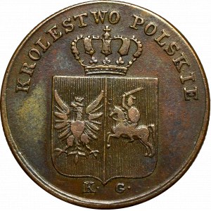 Powstanie Listopadowe, 3 grosze 1831 - łapy orła proste