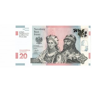 III RP, 20 złotych 2015 - 1050 rocznica chrztu Polski