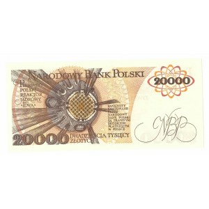 PRL, 20 000 złotych 1989 AN