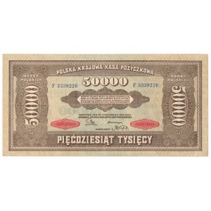 II RP, 50.000 marek polskich 1922 F