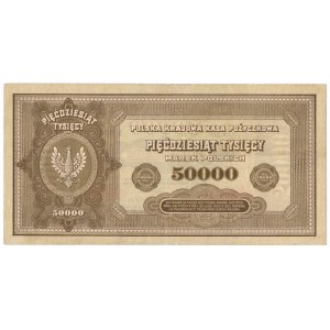 II RP, 50.000 marek polskich 1922 F