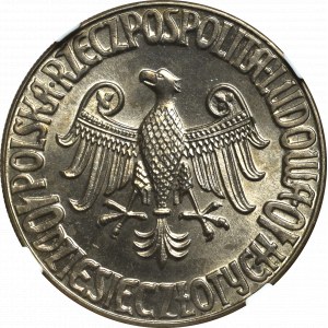 People Republic of Poland, 10 zloty 1964 Casimirus Specimen MN without PRÓBA