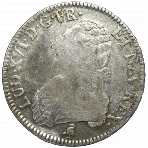 France, Ludovic XVI, Ecu 1791 Paris