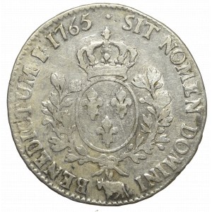Francja, Ludwik XV, Ecu 1765, Pau