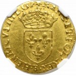 Henri III, Ecu d'or 1583, Rouen - NGC MS62