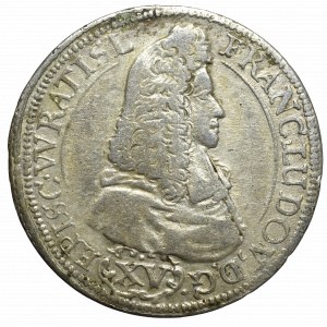 Śląsk, Franciszek Ludwik z Neuburga, 15 krajcarów 1693 LPH, Nysa