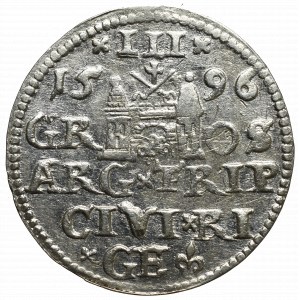 Sigismund III, 3 groschen 1596, Riga