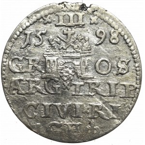 Sigismund III, 3 groschen 1598, Riga