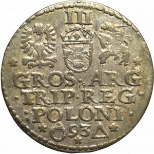 Sigismund III, 3 groschen 1593, Marienburg