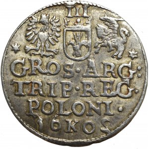Zygmunt III Waza, Trojak 1602, Kraków - odwrócona 2