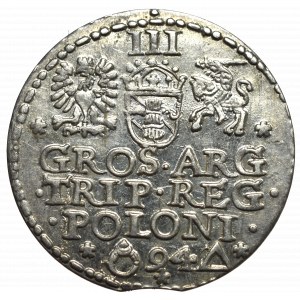 Sigismund III Vasa, 3 groschen 1594, Marienburg