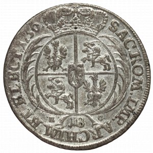 Germany, Saxony, Friedrich August II, 18 groschen 1756, Leipzig