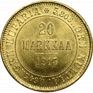 Russian occupation of Finland, 20 markaa 1913