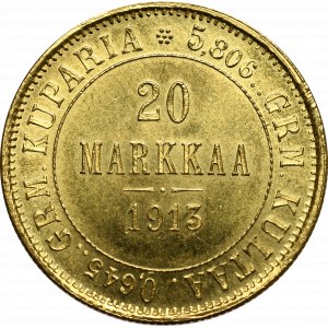 Rosyjska okupacja Finlandii, 20 markaa 1913