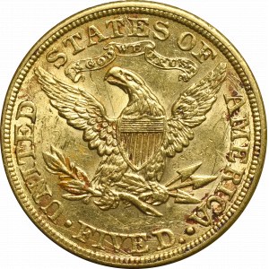 USA, 5 dollars 1881