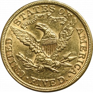 USA, 5 dollars 1882