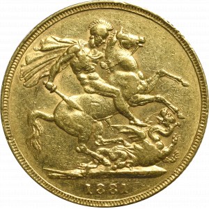 Australia, Victoria, Sovereign 1881