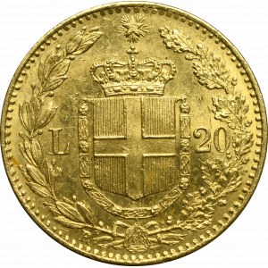 Italy, 20 lira 1882