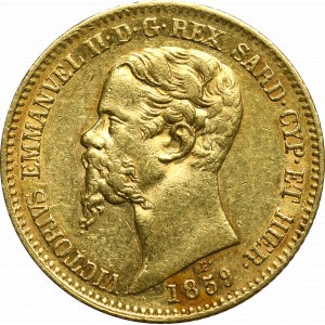 Italy, Sardinia, 20 lira 1859