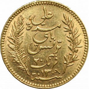 Tunezja, 20 franków 1892
