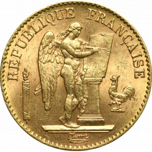 France, 20 francs 1893