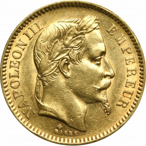 Francja, 20 franków 1864