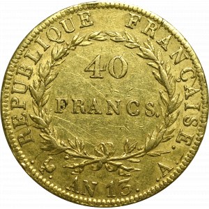 France, Napoleon I Bonaparte, 40 francs 1804