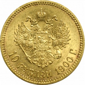 Rosja, Mikołaj II, 10 rubli 1900 ФЗ