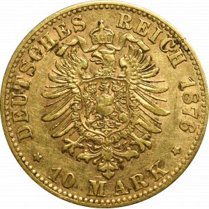 Niemcy, Wirtembergia, Karol, 10 marek 1876 F - Stuttgart