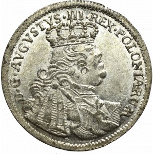 Germany, Saxony, Friedrich August II, 6 groschen 1755